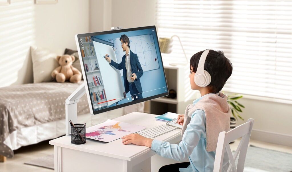 子供が勉強中に使っている様子