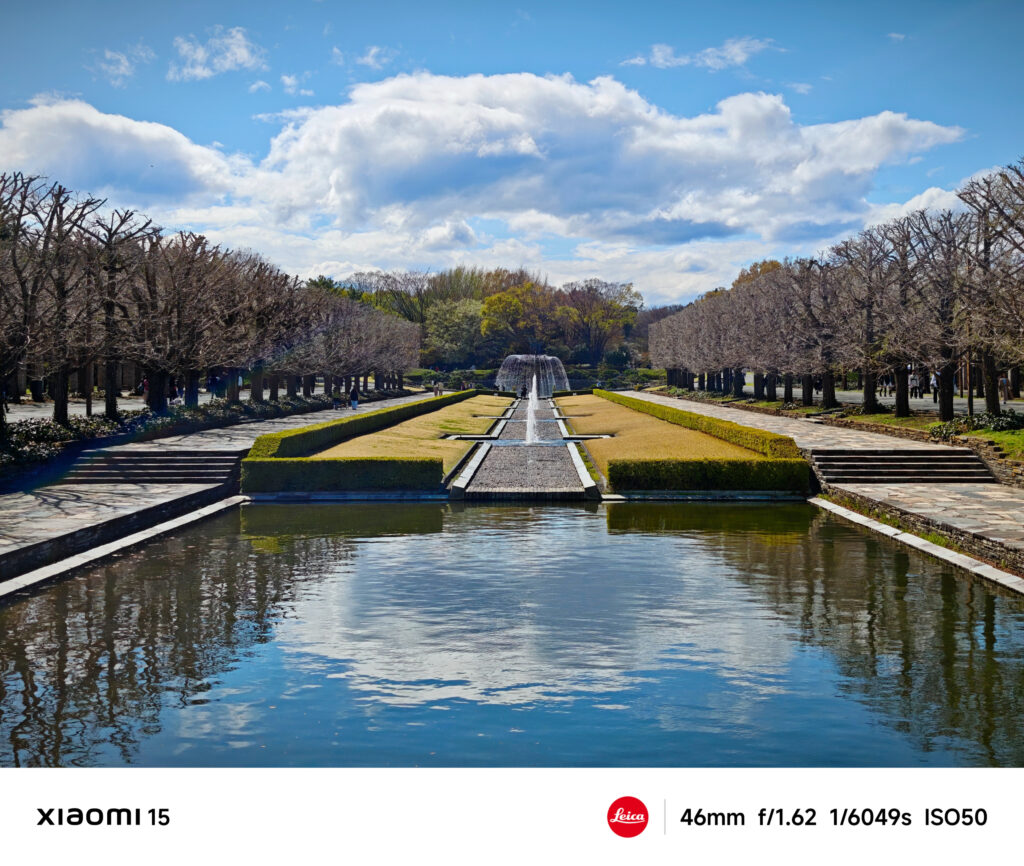 シャオミ15で景色を撮った時の写真